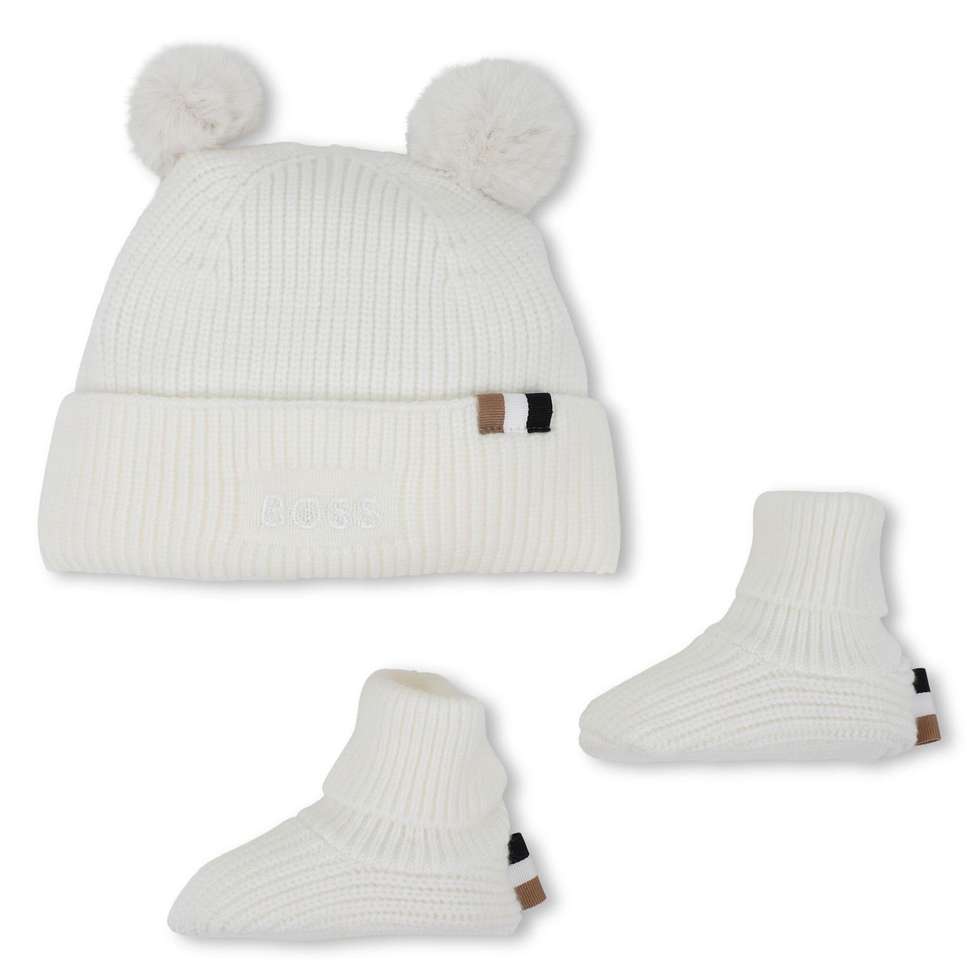 Set cappello e stivaletti J52599 117 BOSS