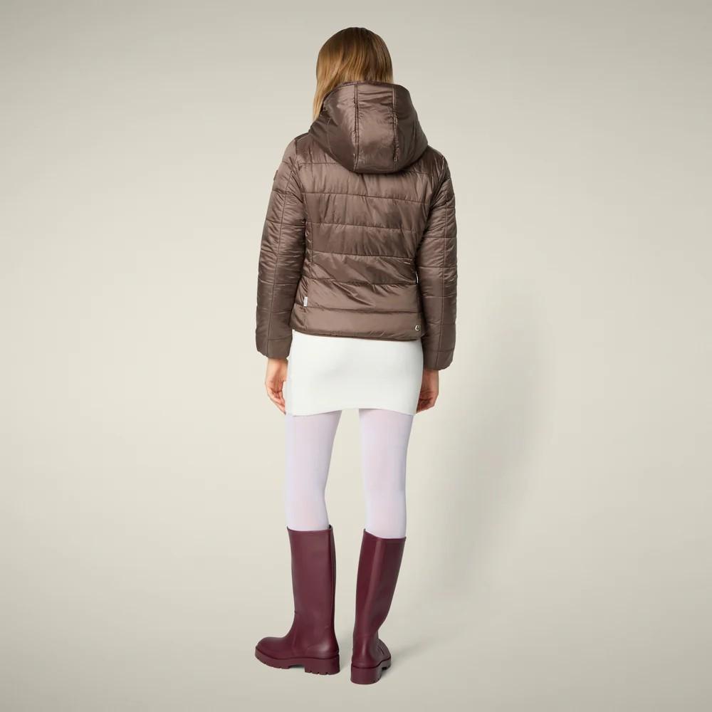 Giacca laila in pelliccia reversibile D33540W 40038 SAVE THE DUCK