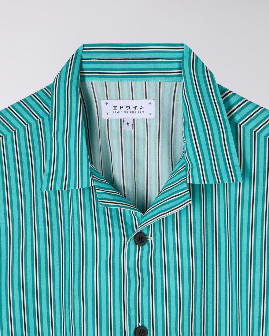 Saga Shirt SS verde acqua I034965 2LE67 EDWIN