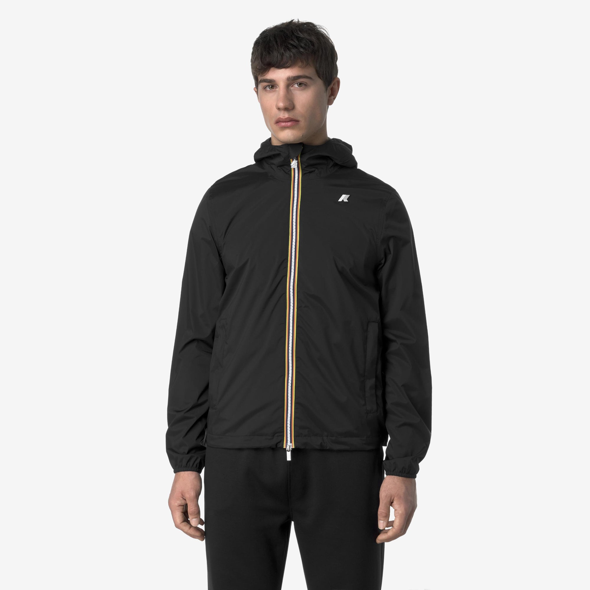 Giacca Slim Fit Uomo Nero Resistente alle Intemperie K3123UW USY K-WAY