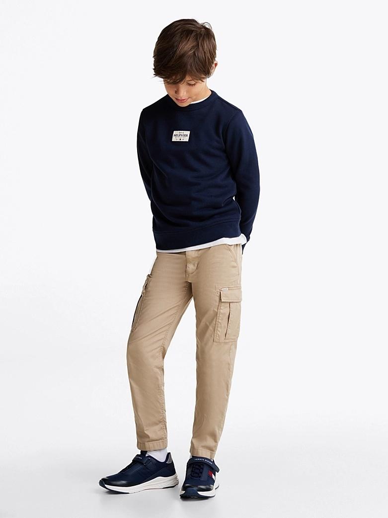 Felpa 1985 Collection con patch logo KB0KB09315J C1G TOMMY HILFIGER