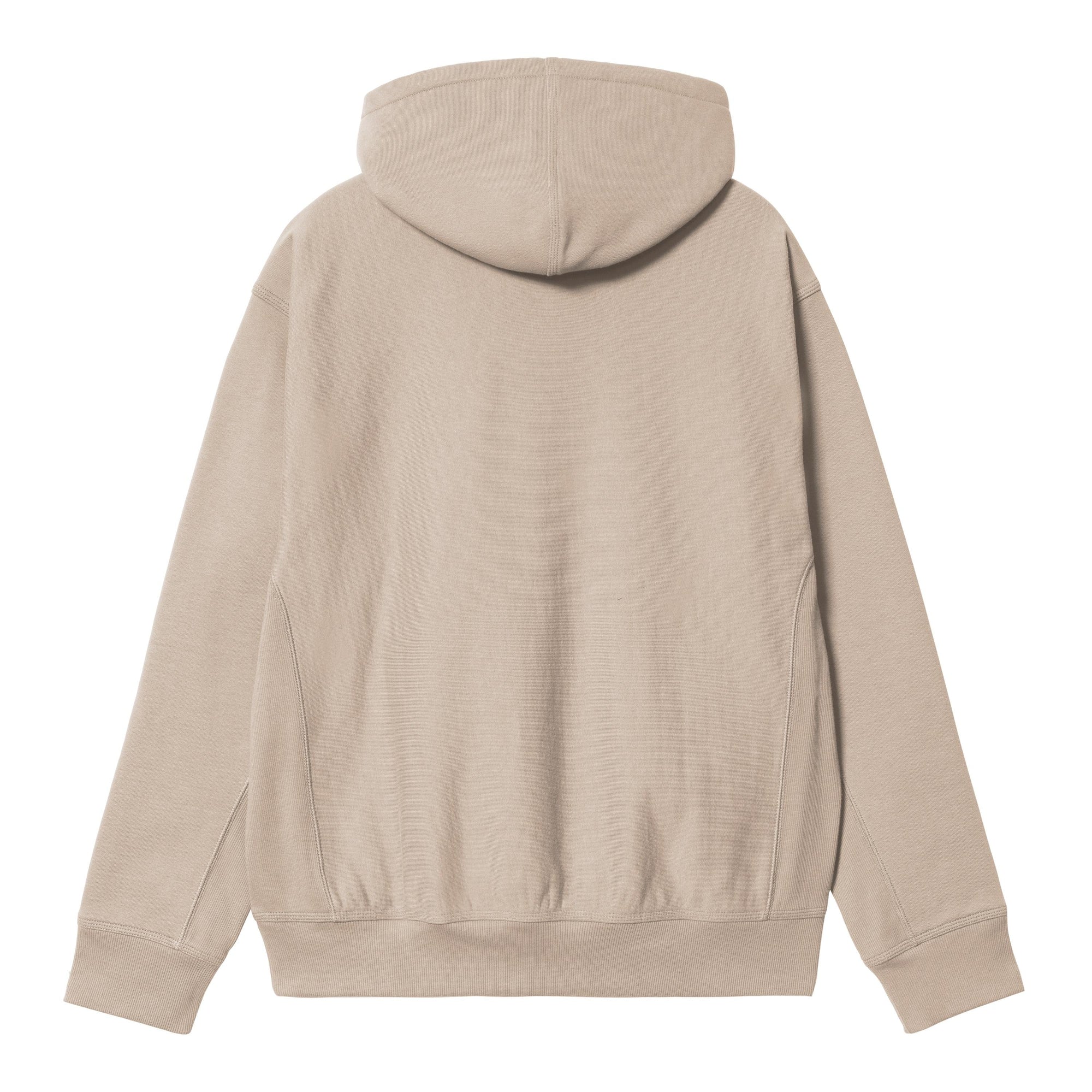 Hooded American Script Sweatshirt fleur de sel I028279 2LPXX CARHARTT WIP
