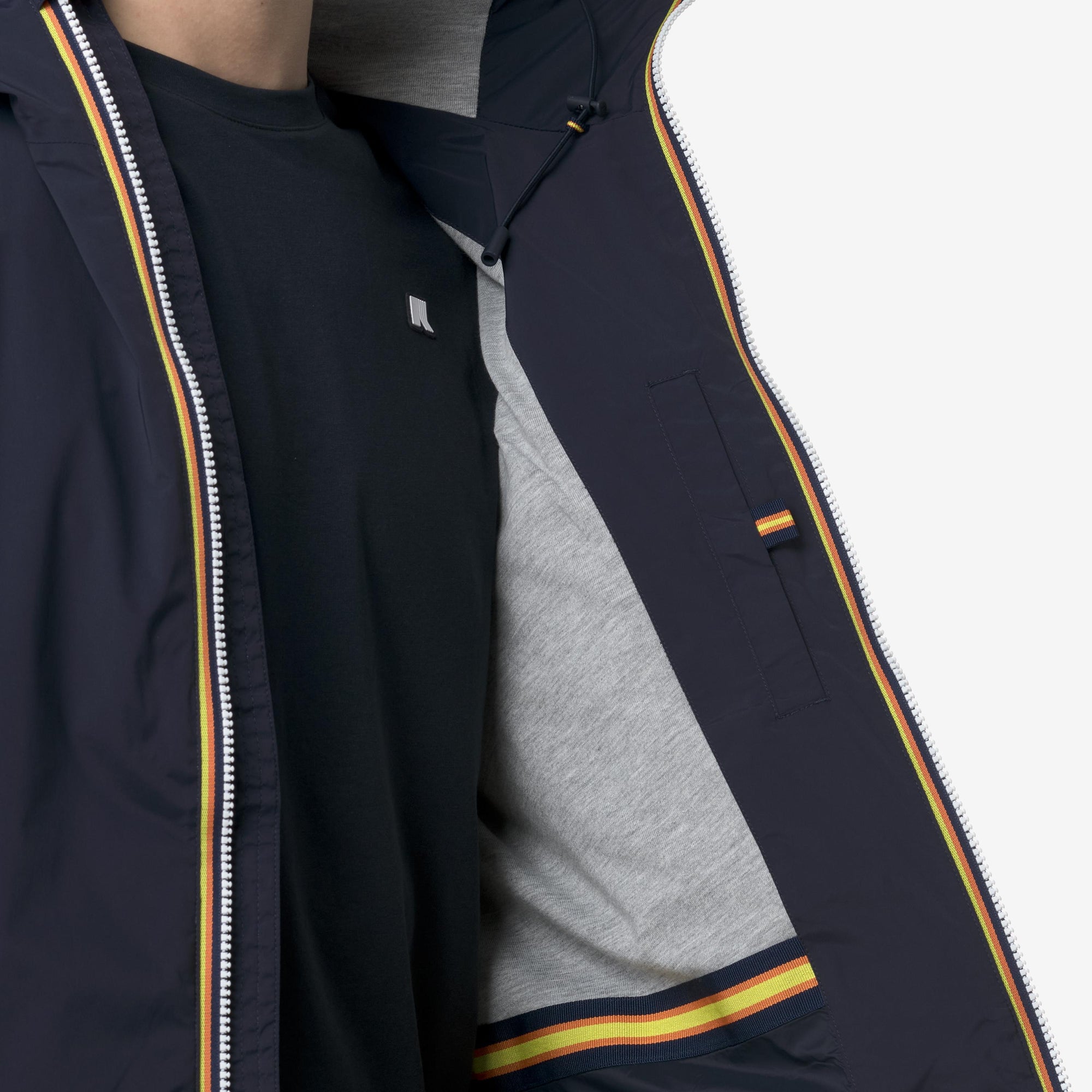 Giacca Slim Fit Uomo blu Resistente alle Intemperie K3123UW K89 K-WAY