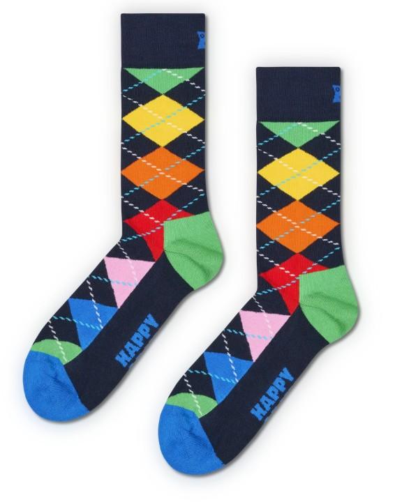 Argyle Sock P003218 NAVY HAPPY SOCKS