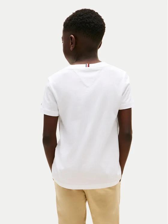 T-shirt con logo firma THKB0KB09725J YBR TOMMY HILFIGER