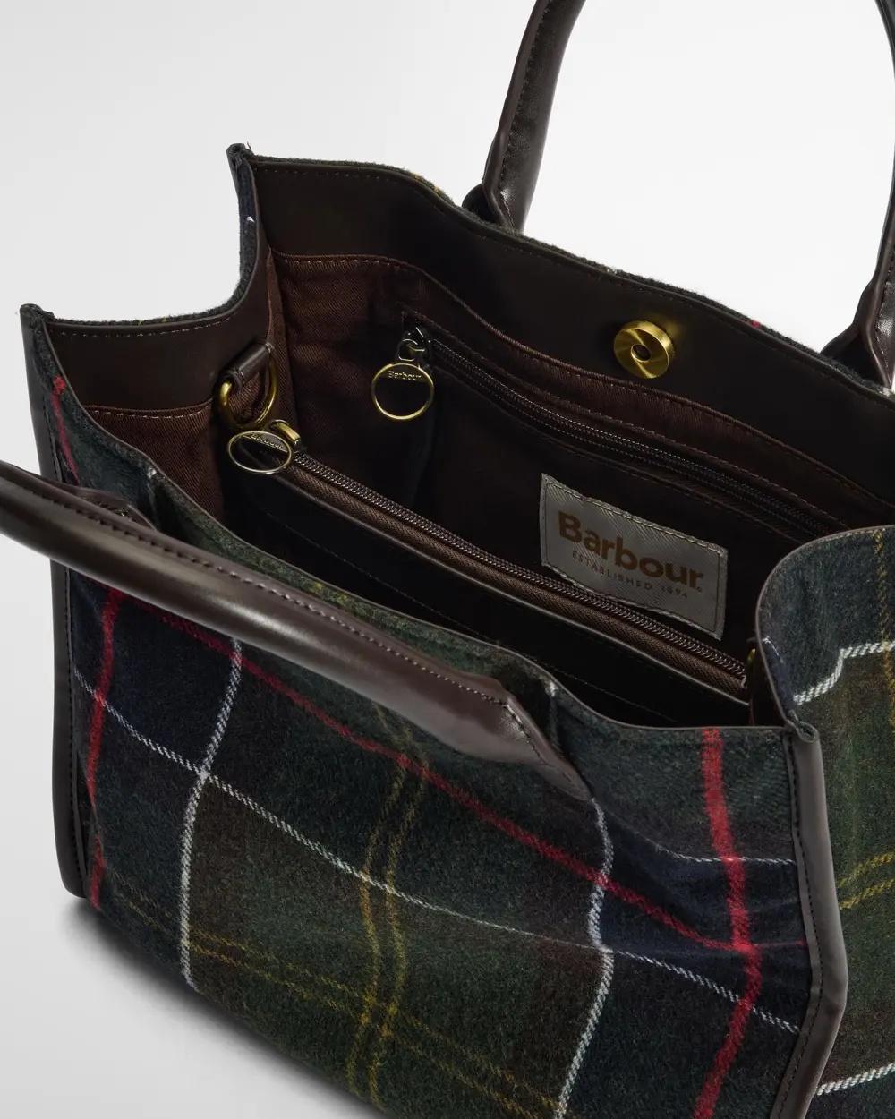 Borsa tote Barrhill in tartan LBA0423 OL91 BARBOUR