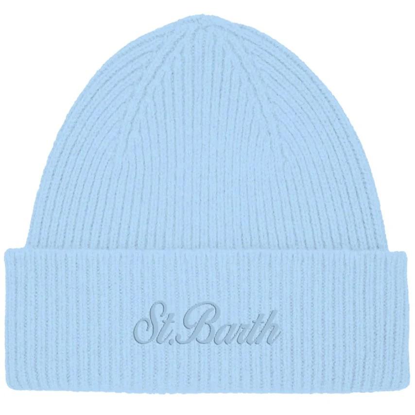 Berretto moss a coste con ricamo MOS0004 00023I MC2 SAINT BARTH