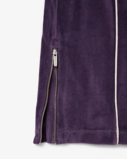Pantaloni della tuta in velluto con bordo XF5273 ZSV LACOSTE