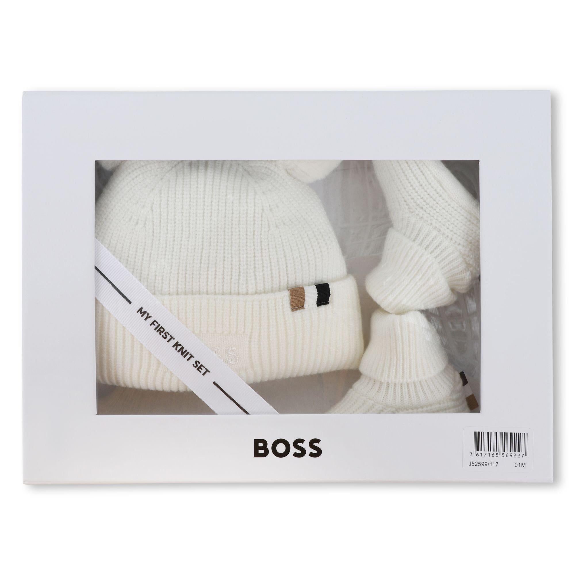 Set cappello e stivaletti J52599 117 BOSS