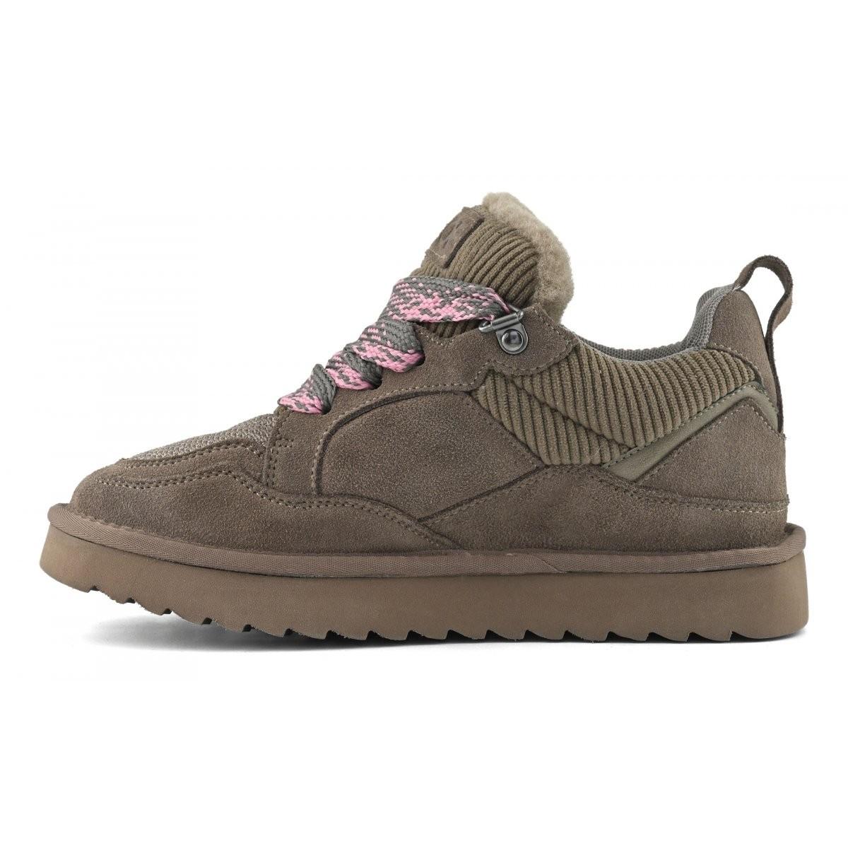 Sneaker in pelle scamosciata con lacci maxi HCYW261 TAU COLORS OF CALIFORNIA
