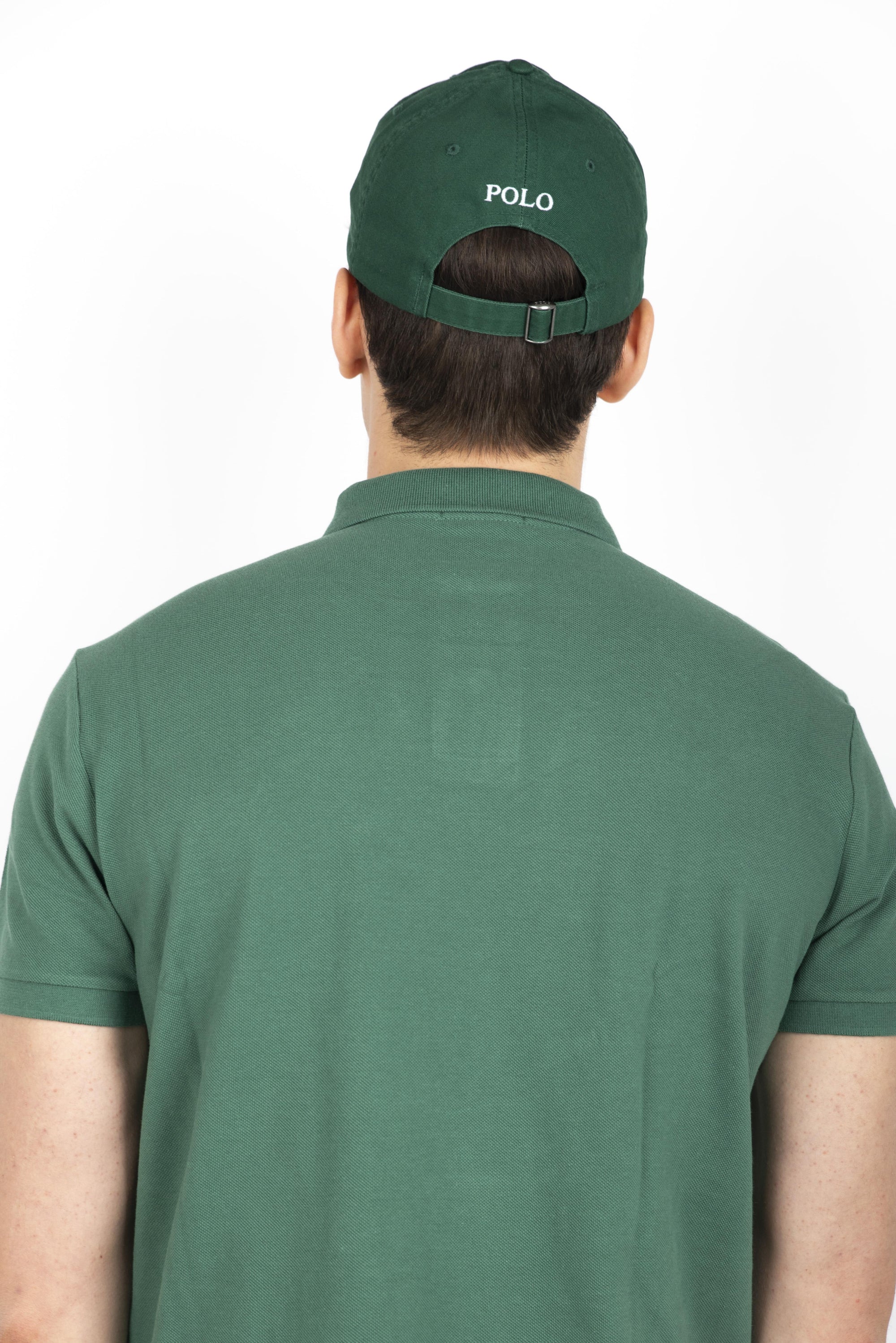 Cappellino in chino di cotone verde 710667709 149 POLO RALPH LAUREN