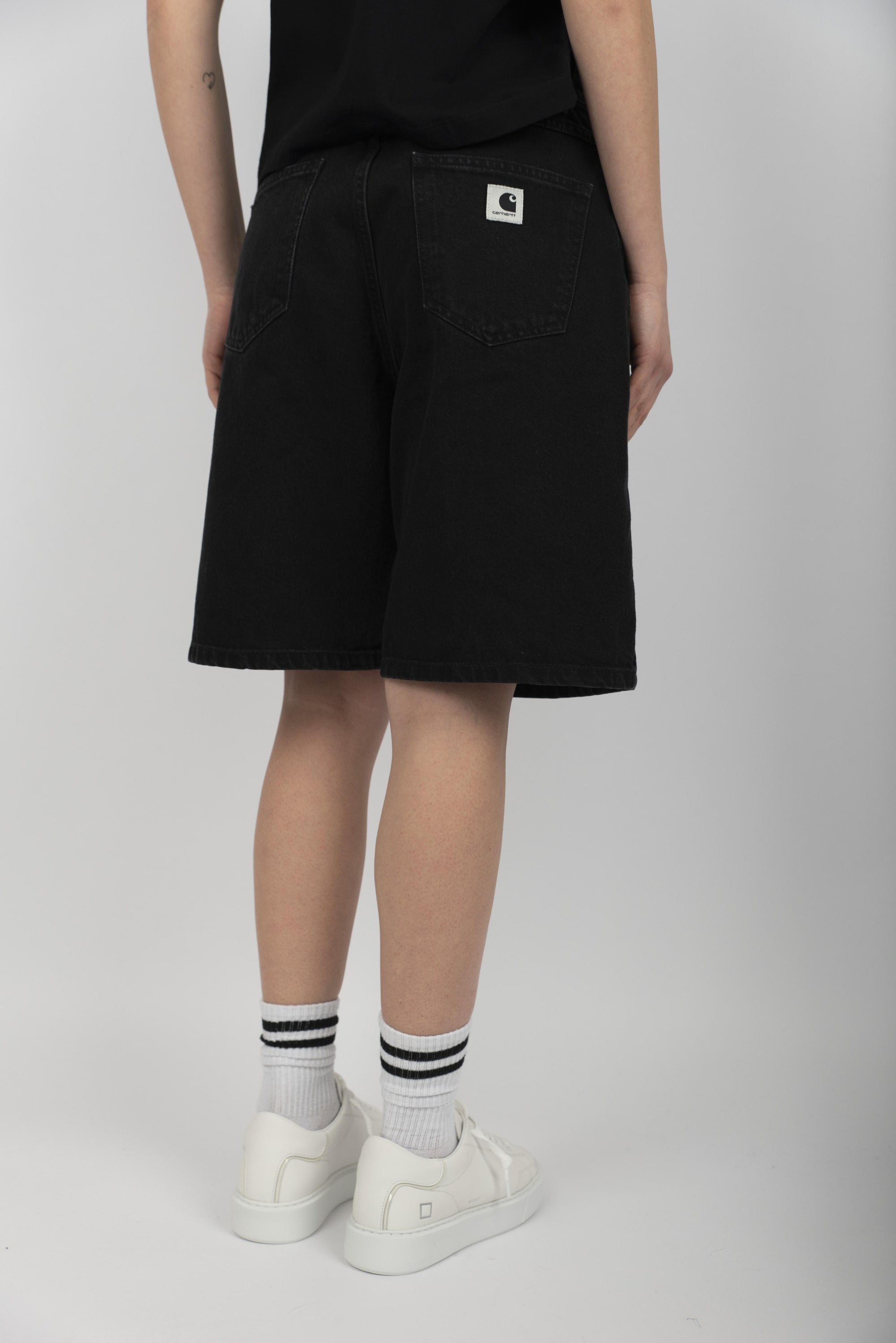 Shorts jeans Women's Brandon Short black stone washed I031919 8906 CARHARTT WIP