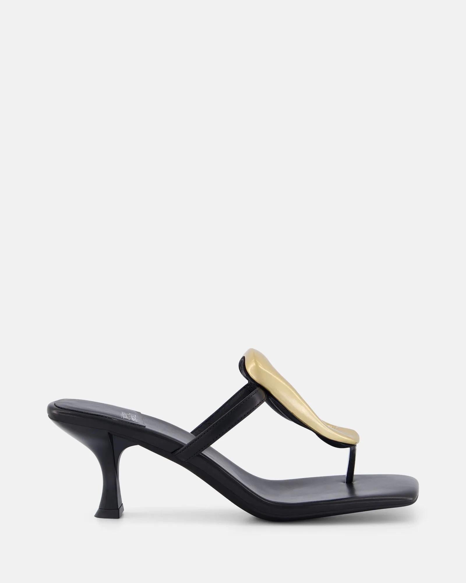 Linq-up black satin donna con tacco JCSJC11312 8 JEFFREY CAMPBELL