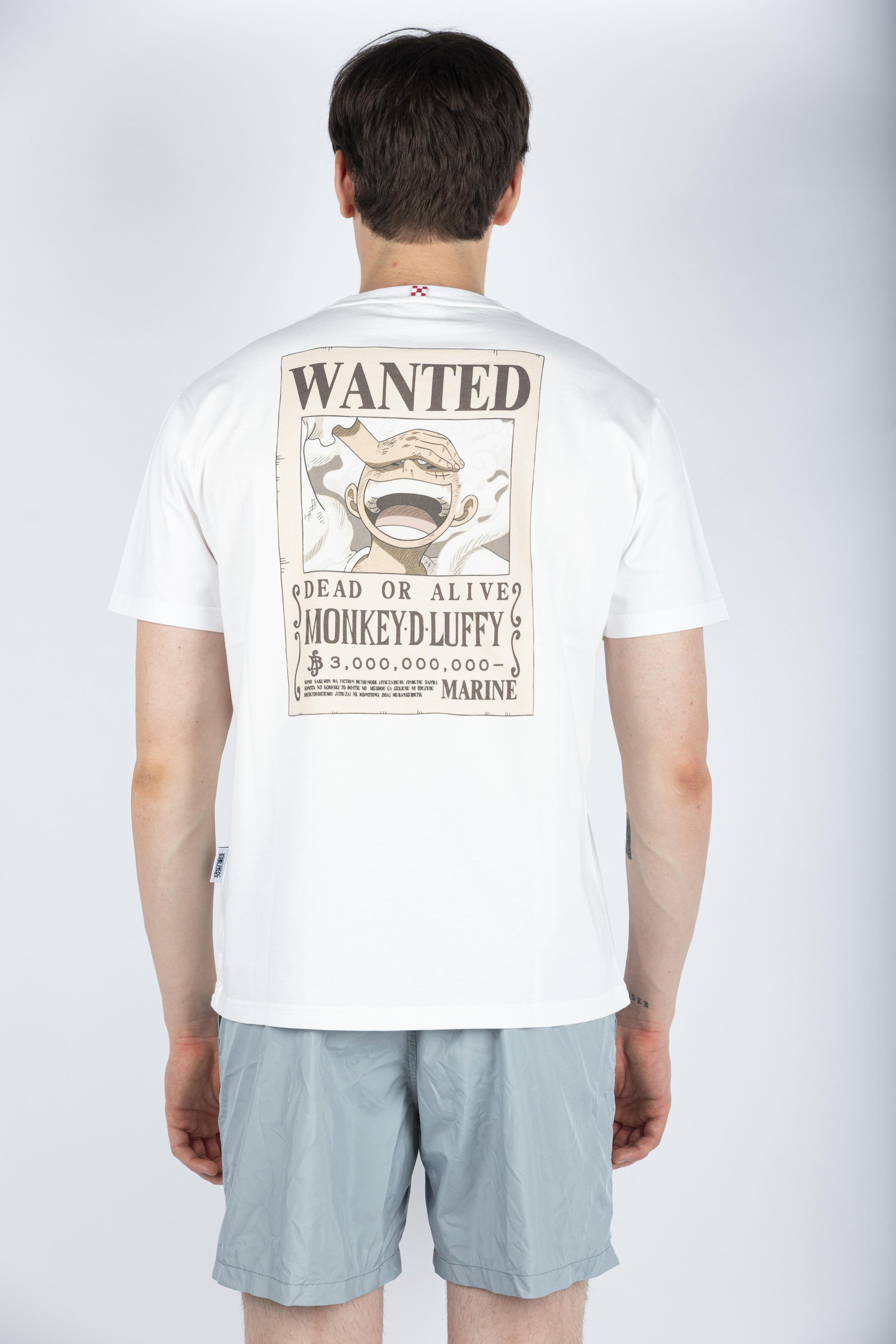 T-shirt in cotone con ricamo One Piece bianco Special Edition TSHM001 04481H MC2 SAINT BARTH