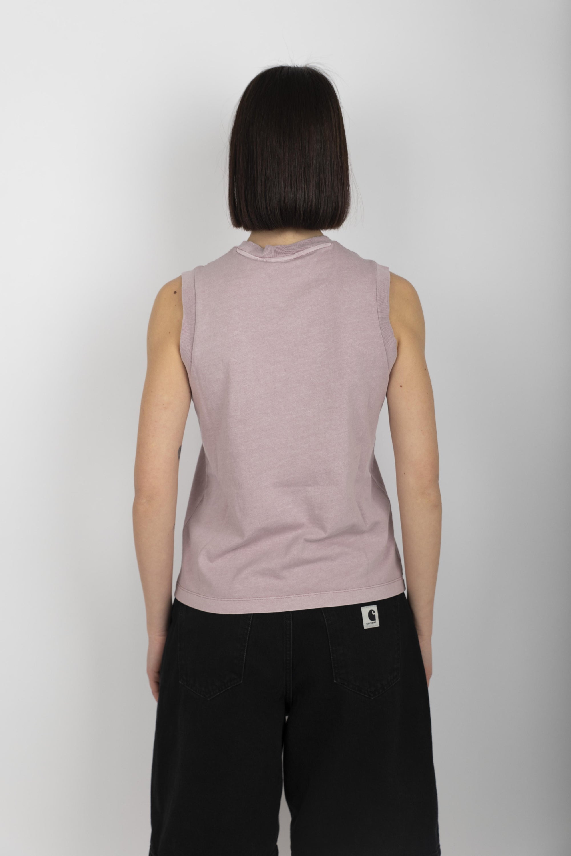 Maglia Women's Nelson A-Shirt hortensia garment dyed I034514 2P8GD CARHARTT WIP