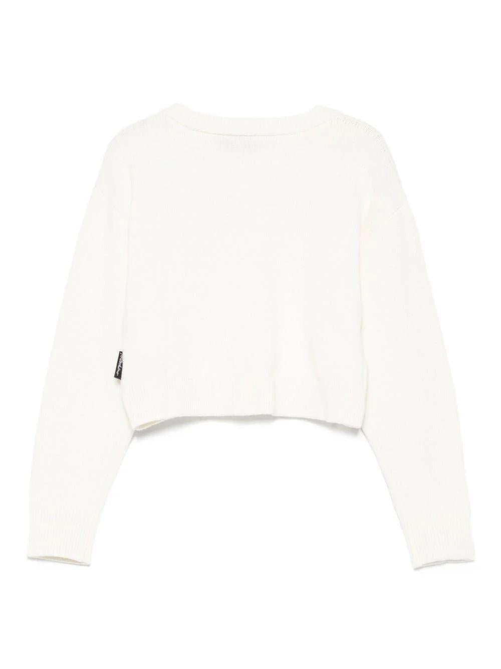 Maglione con motivo Teddy Bear HDW029LHE66 10063 MOSCHINO KID