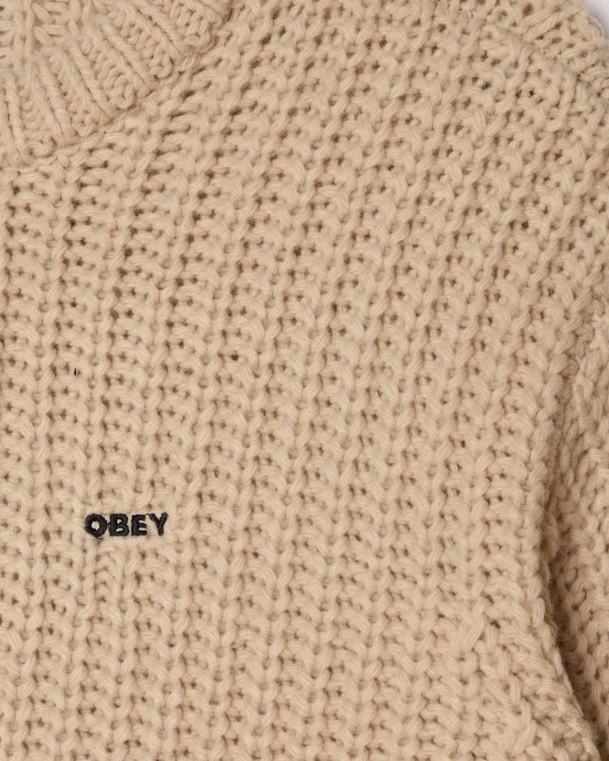 Obey bold chunky sweater 151000108 OAT OBEY