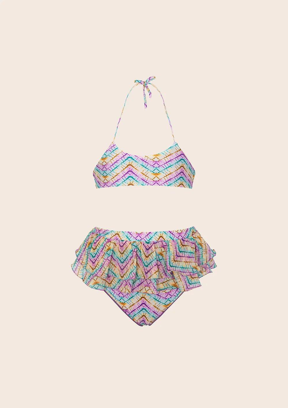 Bikini Neonata Top con Slip Bon Bon Fantasia rosa B1A12UBX 51 F**K