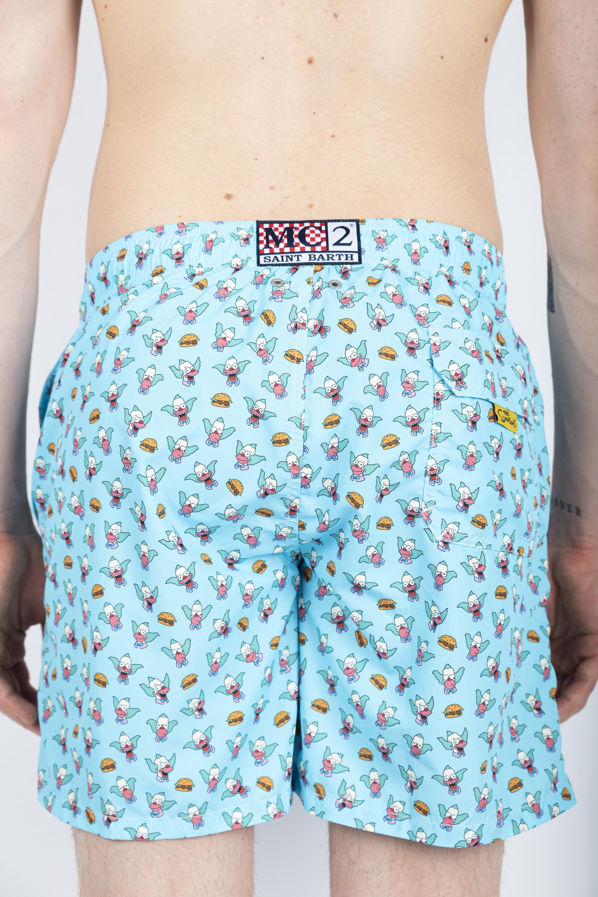 Costume da bagno da uomo Lighting Micro fantasy Krusty il Clown azzurro LIG0003 04493H MC2 SAINT BARTH