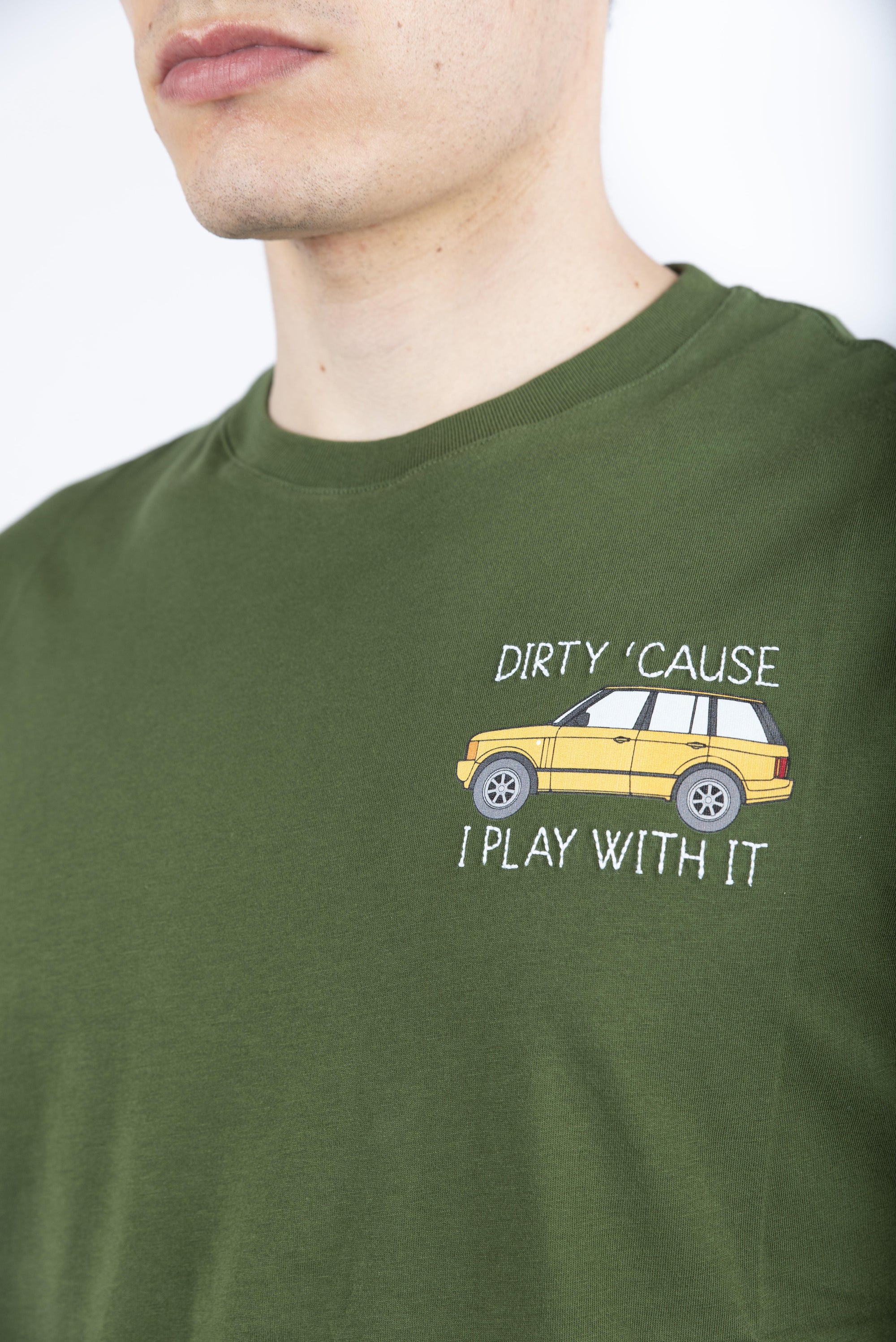 T-shirt Man in cotone con ricamo Special Edition TSHM001 02694H MC2 SAINT BARTH