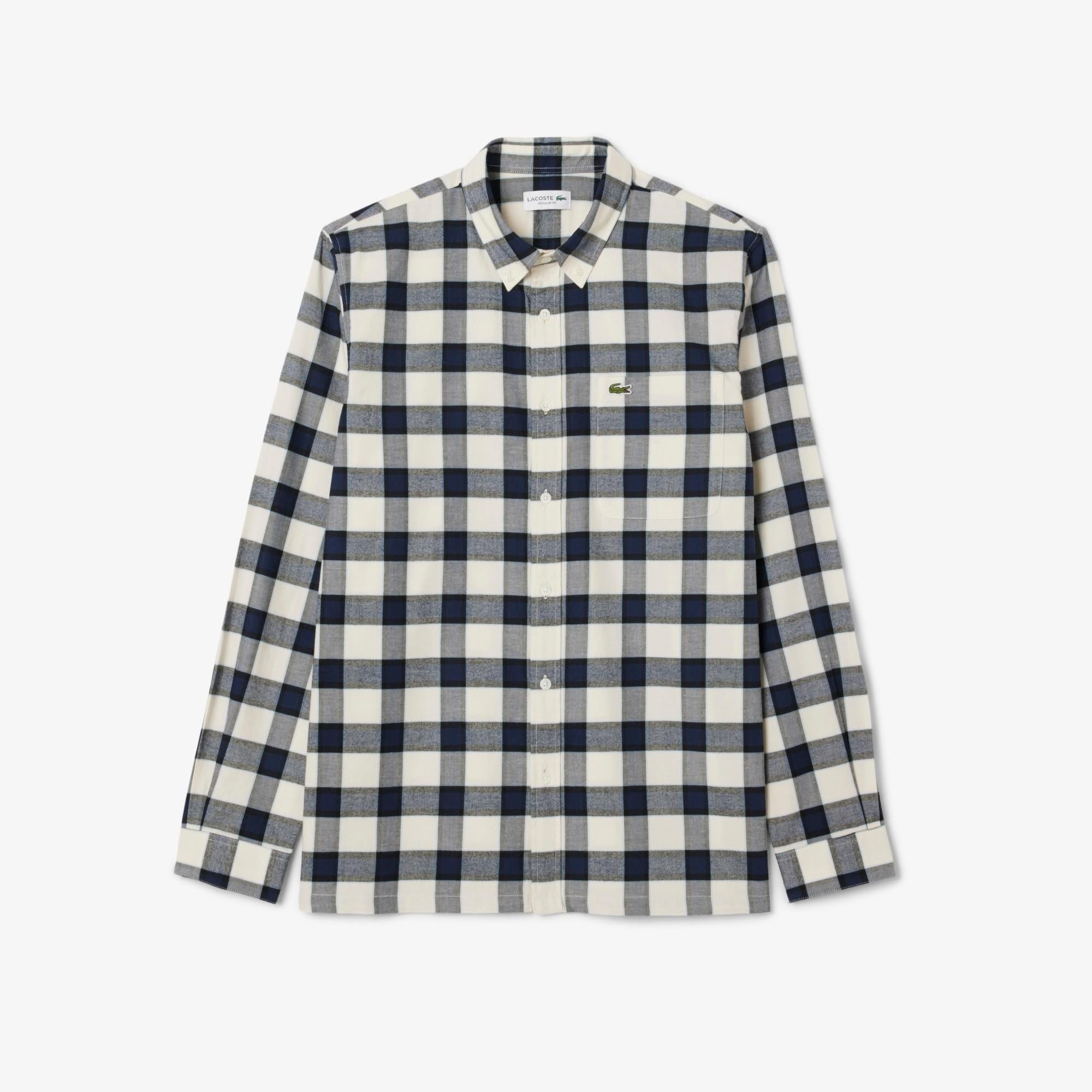 Camicia scozzese in flanella CH5097 BIR LACOSTE