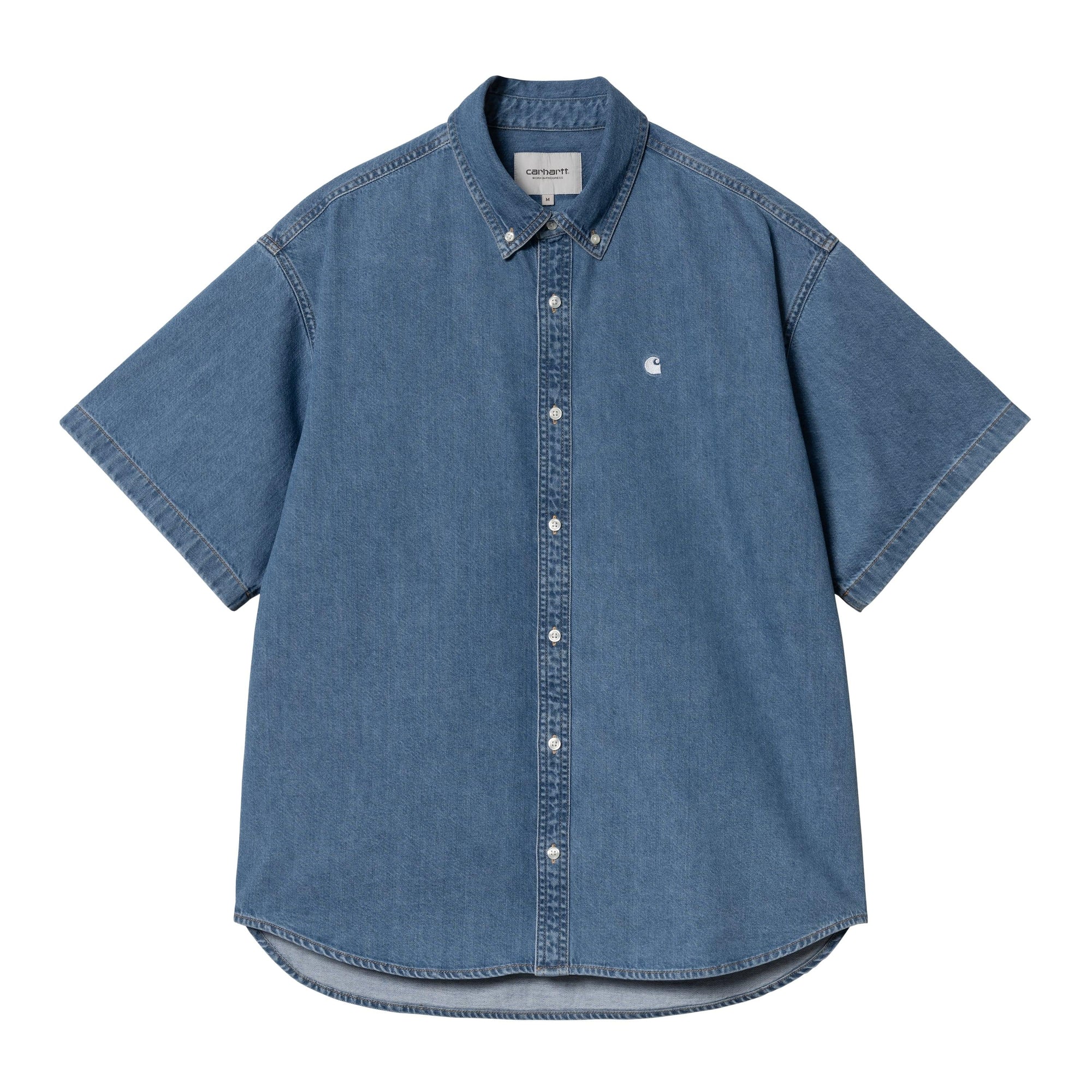S/S Lucas Shirt blue stone washed I034575 0106 CARHARTT WIP