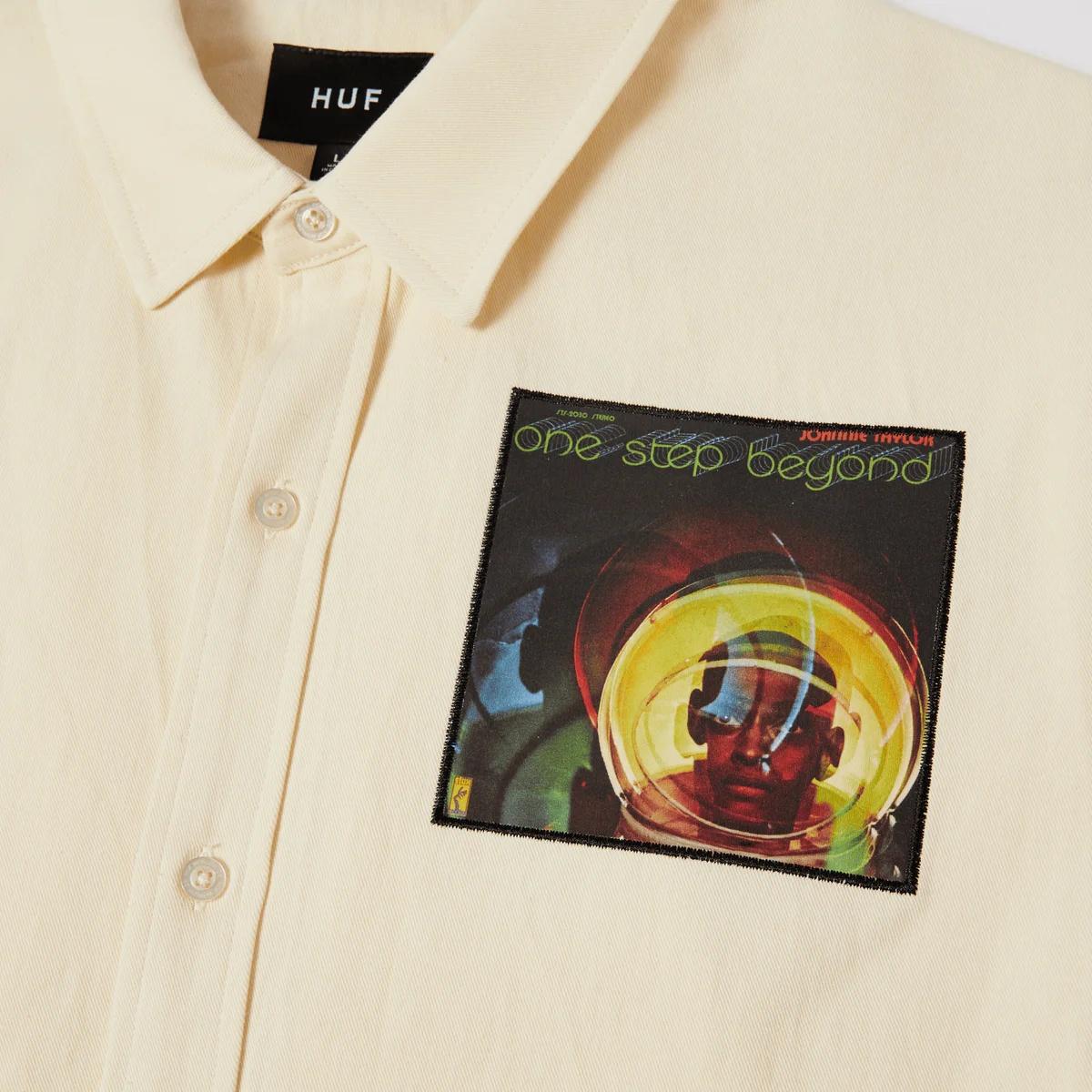 HUF x Stax Patches Button Up BU00235 NATUR HUF