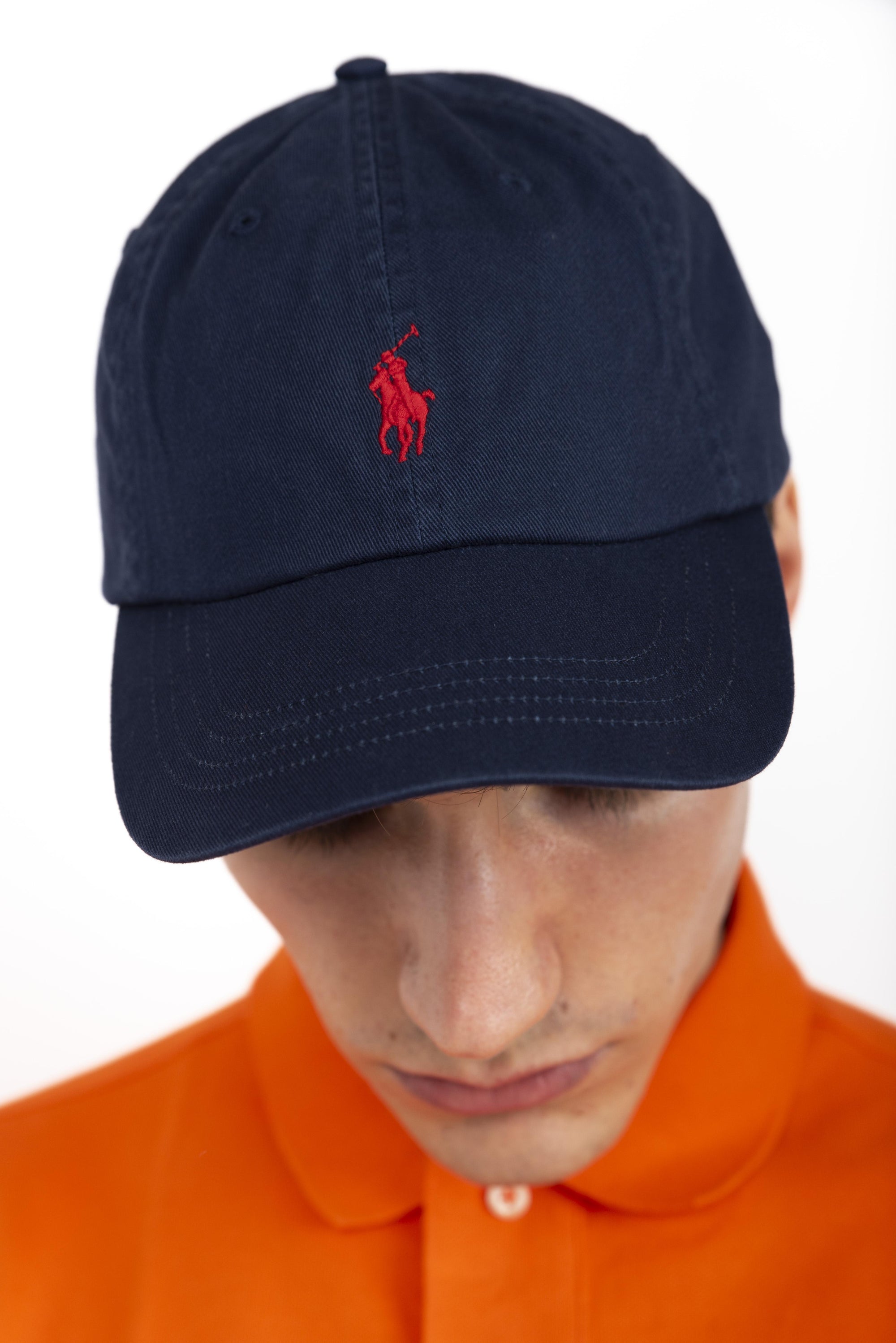 Cappellino da baseball in chino navy 710548524 014 POLO RALPH LAUREN