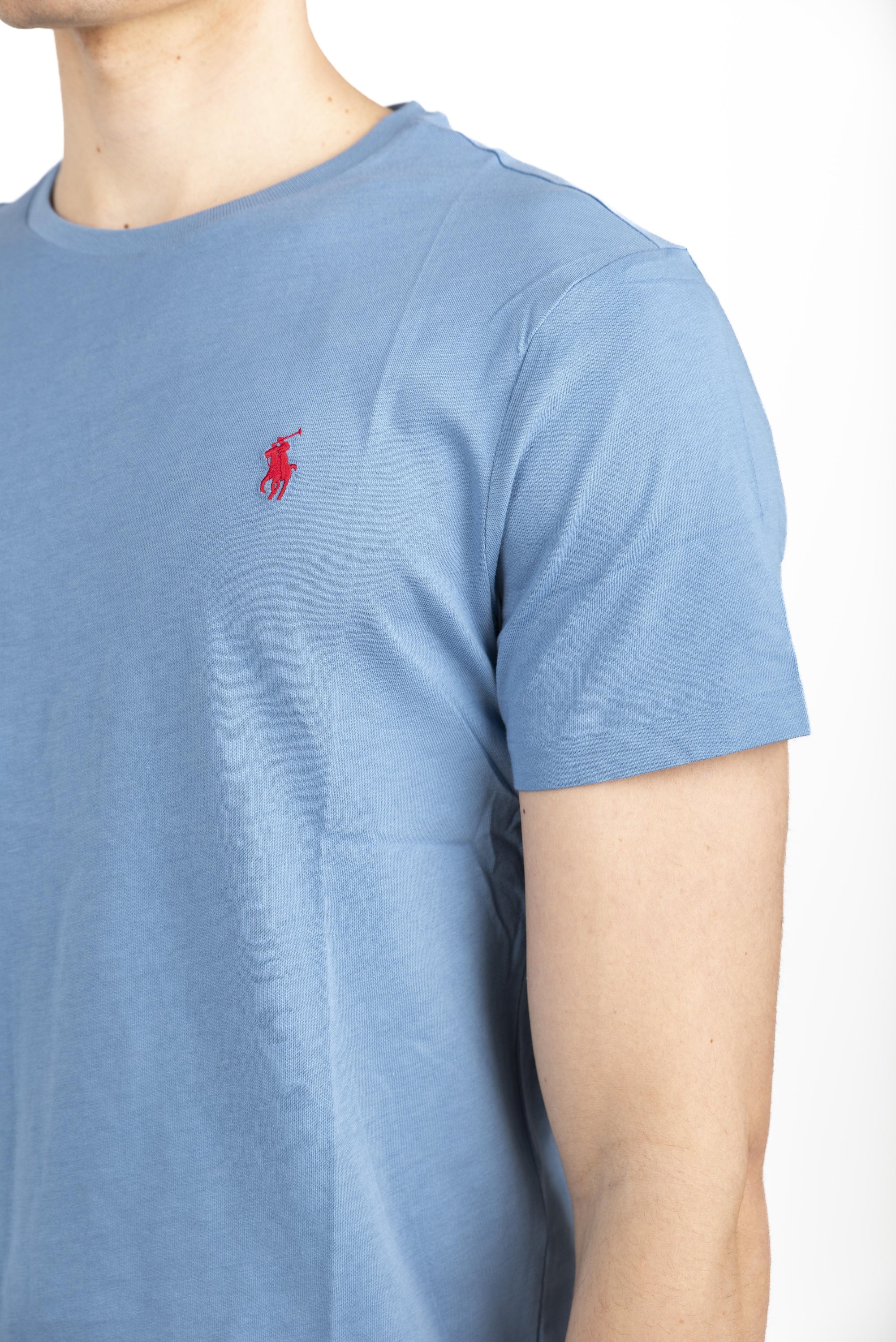 Maglietta in jersey Custom Slim-Fit campus blue 710671438 408 POLO RALPH LAUREN