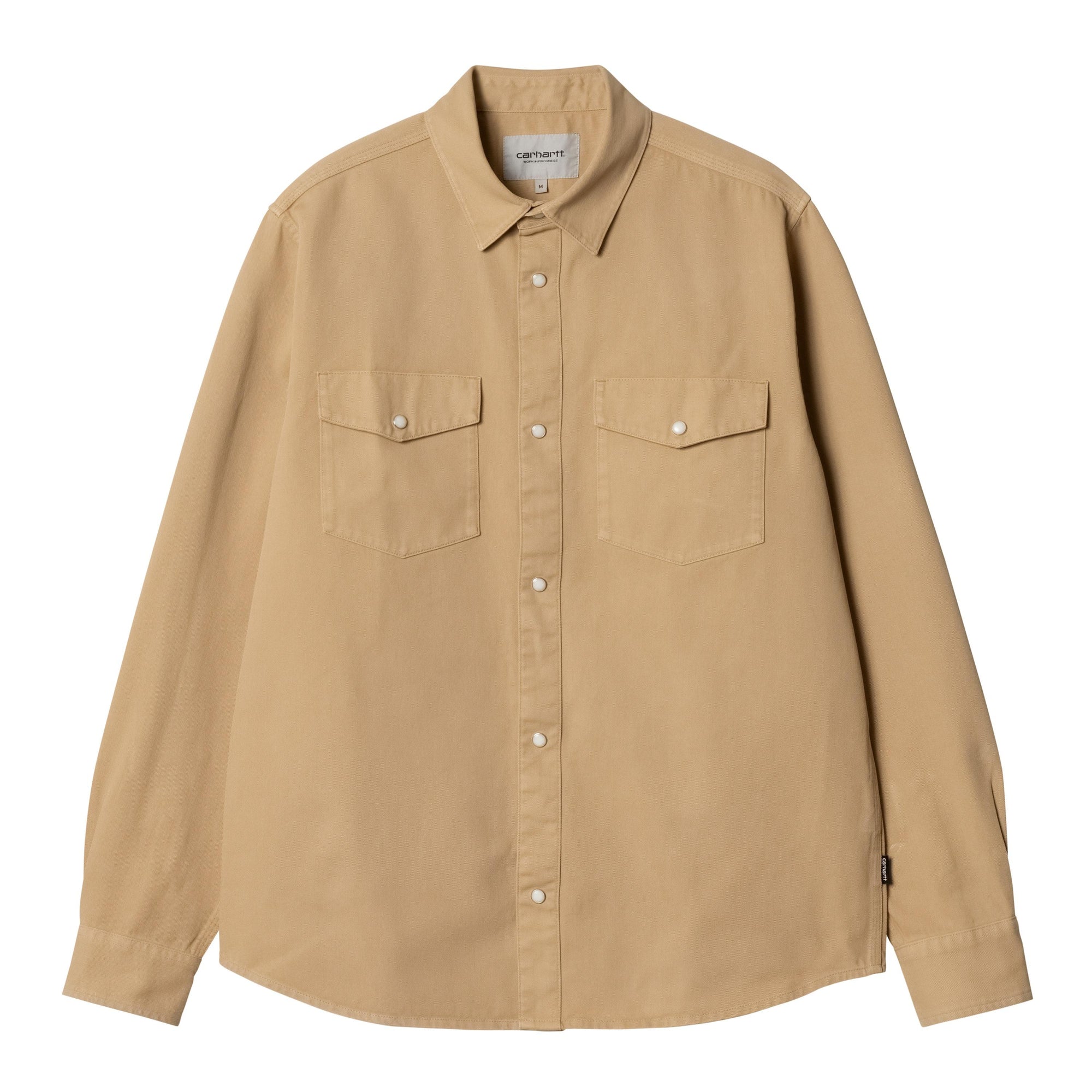 L/S Santa Fe Shirt fleur de sel I034384 07EGD CARHARTT WIP