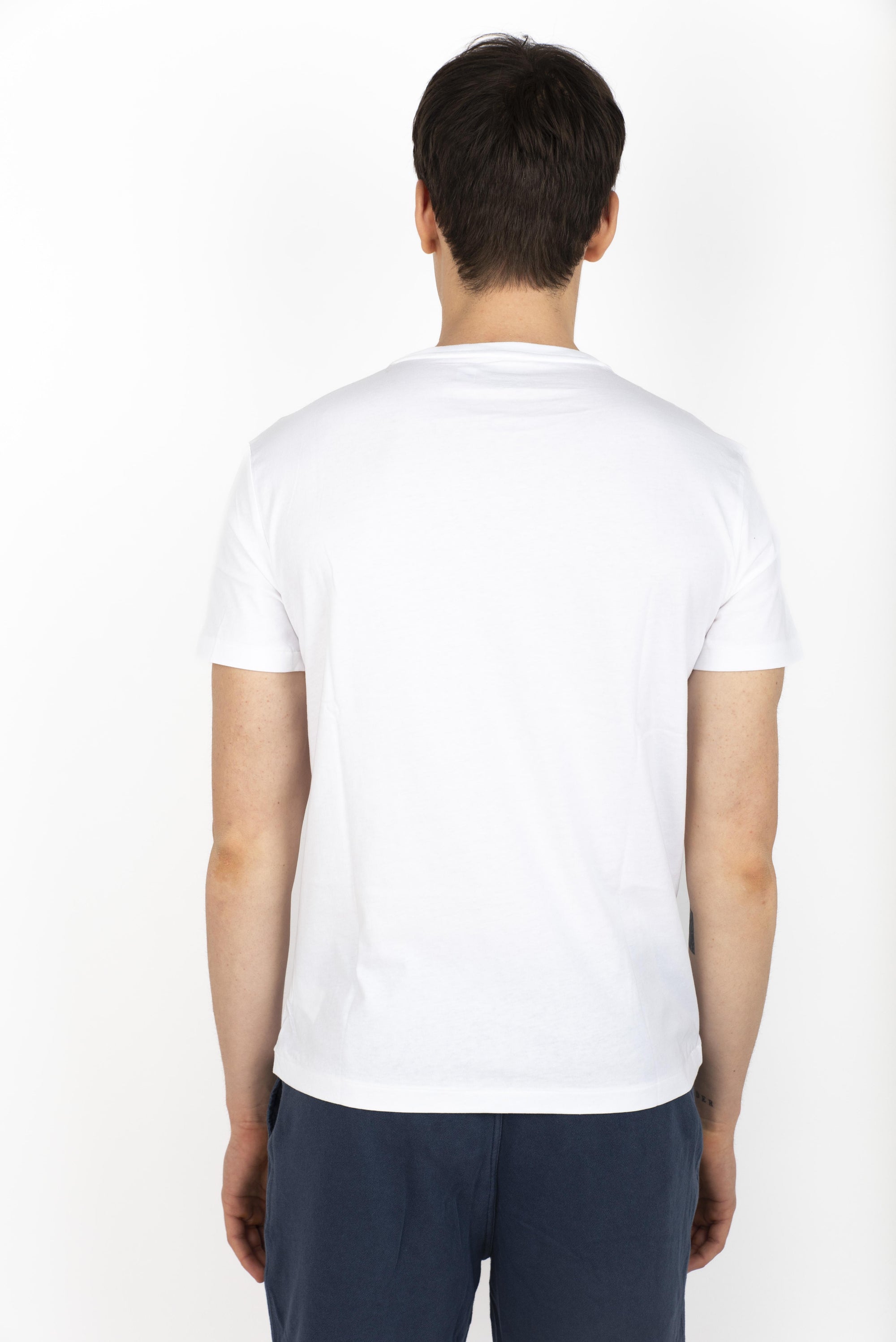 Maglietta in jersey Custom Slim-Fit bianca 710680785 003 POLO RALPH LAUREN