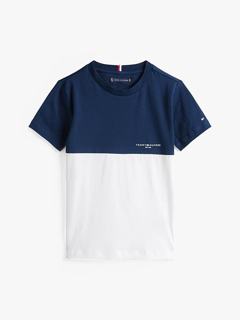 T-shirt color block KB0KB09617T C1G TOMMY HILFIGER