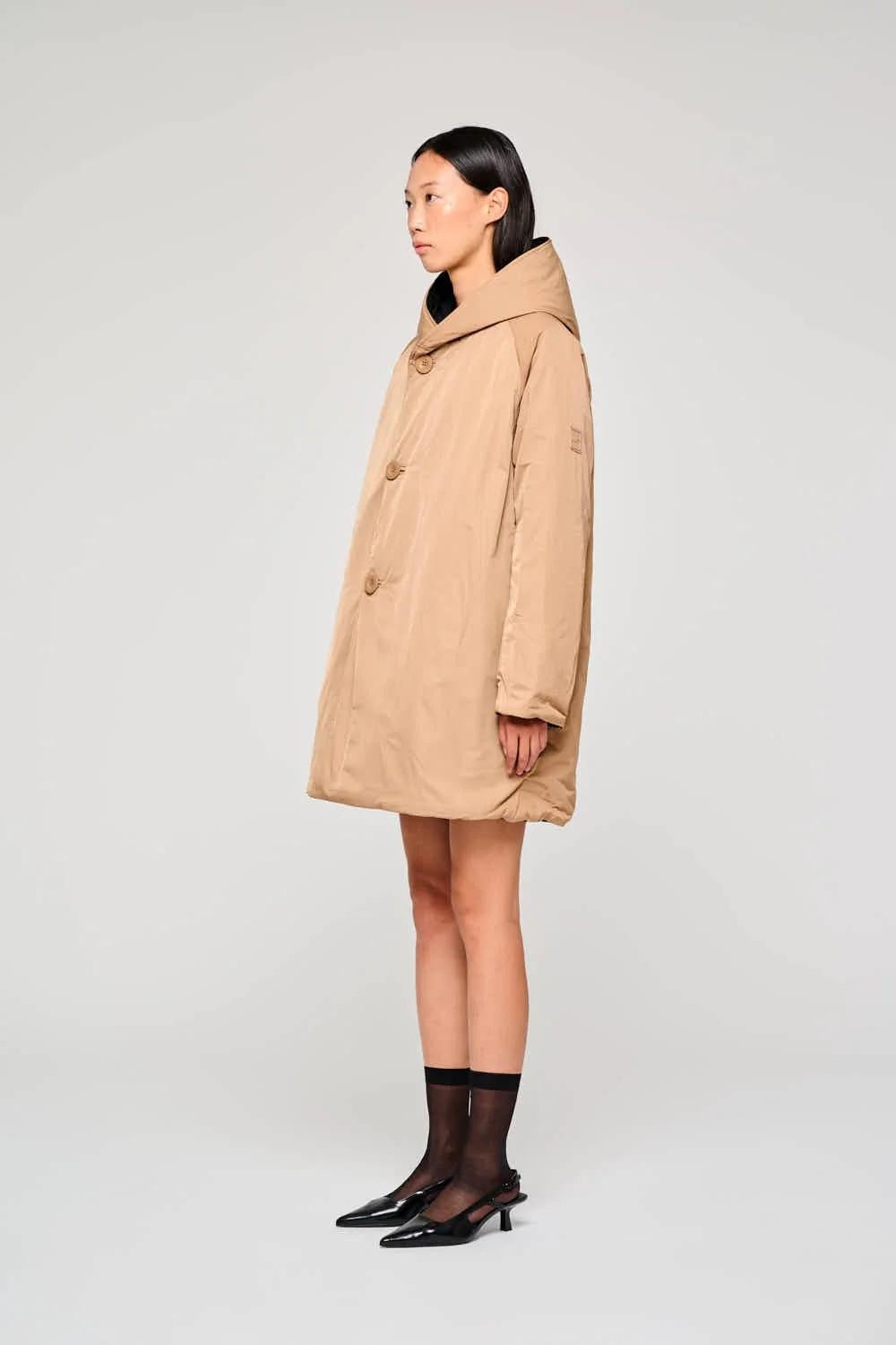 Giacca Lunga In Nylon Reversibile 9410 OFJA9410 9916 OOF WEAR
