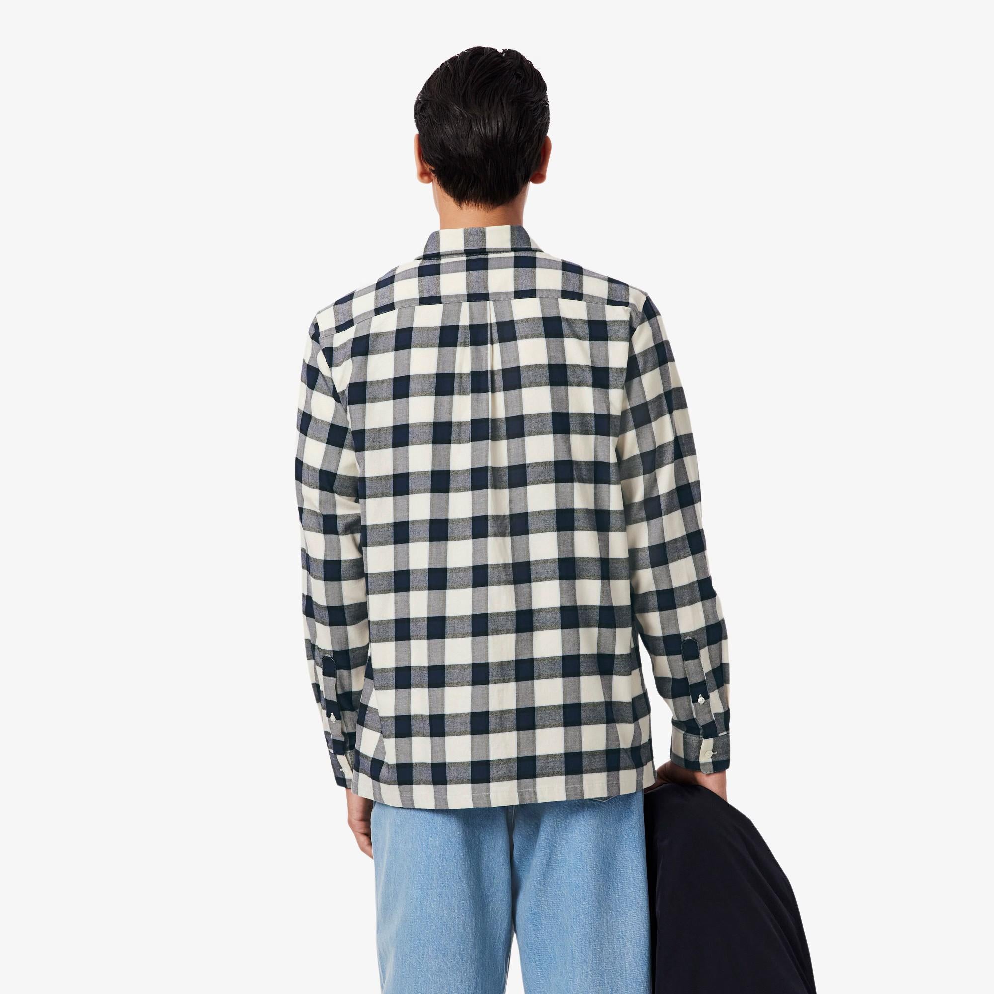 Camicia scozzese in flanella CH5097 BIR LACOSTE