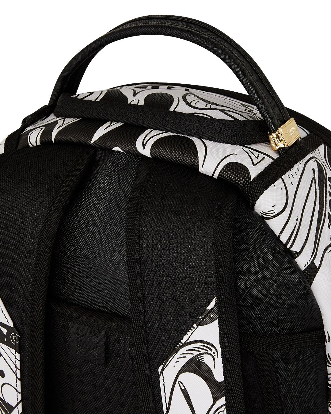 Zaino heavy sharkmouth doodle 910B6852 NSZ SPRAYGROUND