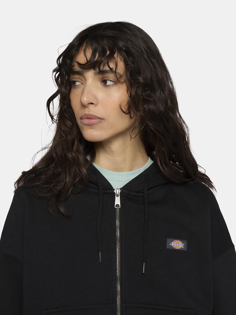 Felpa con cappuccio e zip Oakport DK0A4Y1Z BLK1 DICKIES