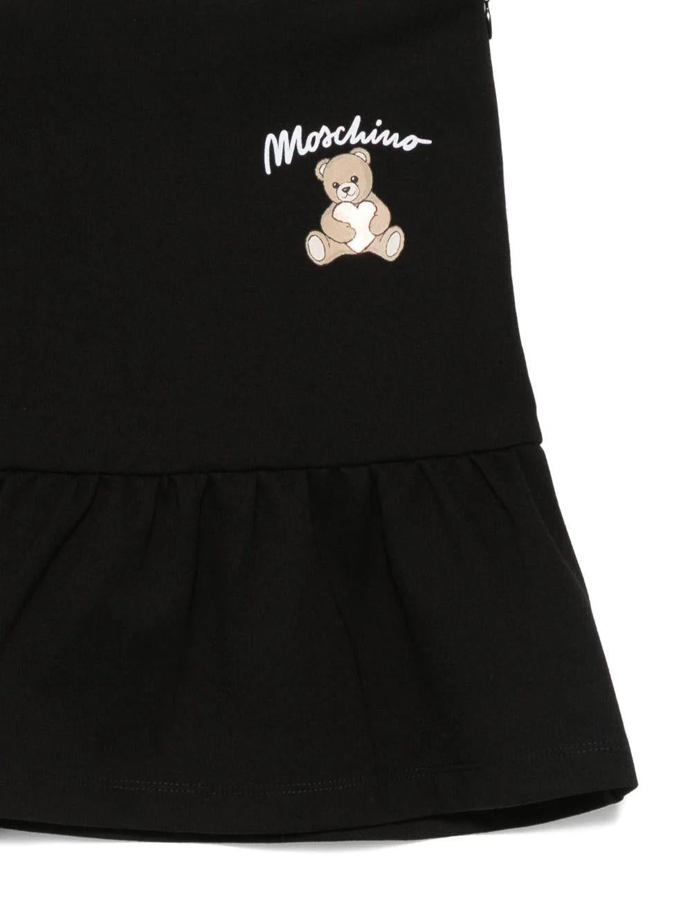 Gonna con decorazione Teddy Bear HDJ03WLJA00 60100A MOSCHINO KID