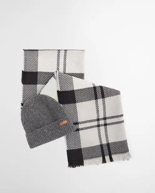 Set regalo berretto Pendle e sciarpa Blair LGS0094 GY31 BARBOUR