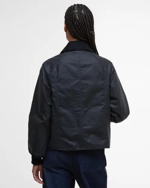 Giacca cerata Beadnell dal taglio crop LWX1403 NY92 BARBOUR