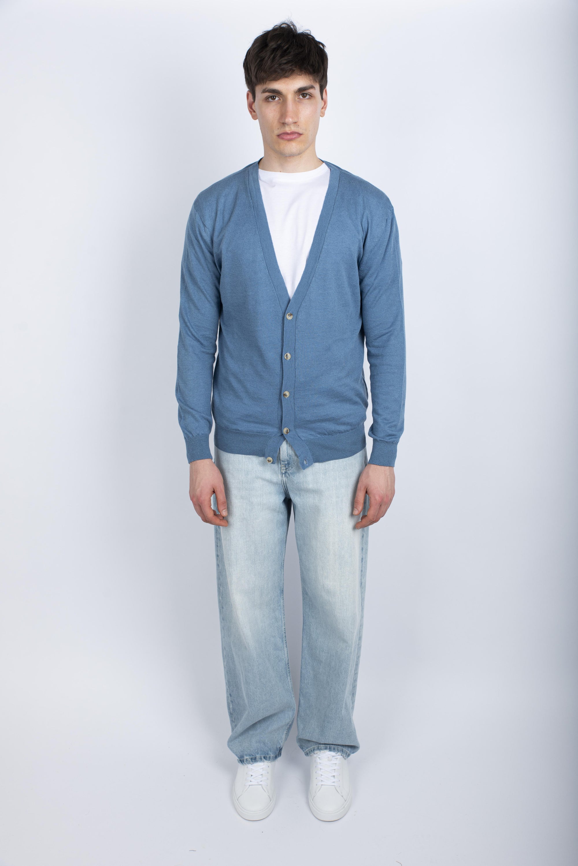 Cardigan Avio Amaranto Uomo B9D0007 DU86M AMARANTO