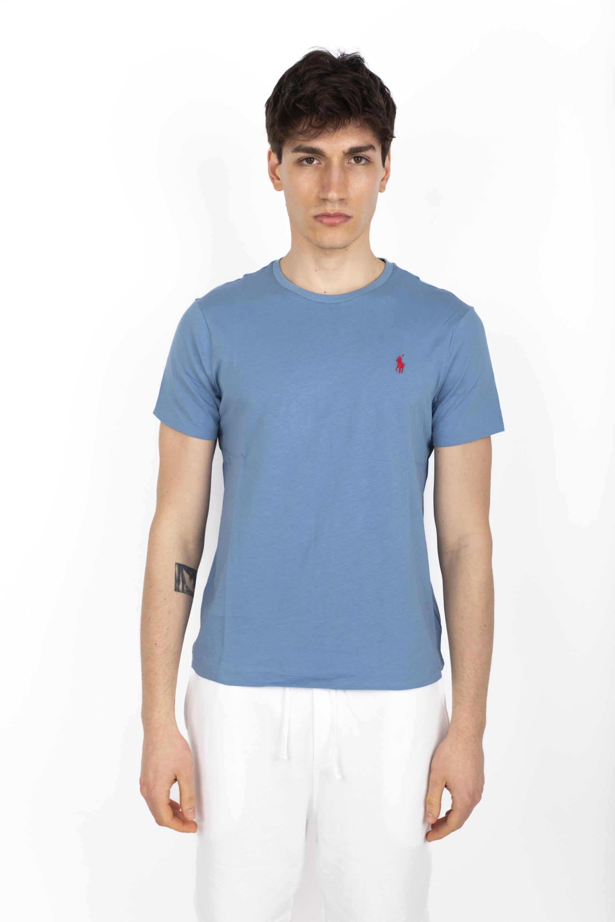 Maglietta in jersey Custom Slim-Fit campus blue 710671438 408 POLO RALPH LAUREN