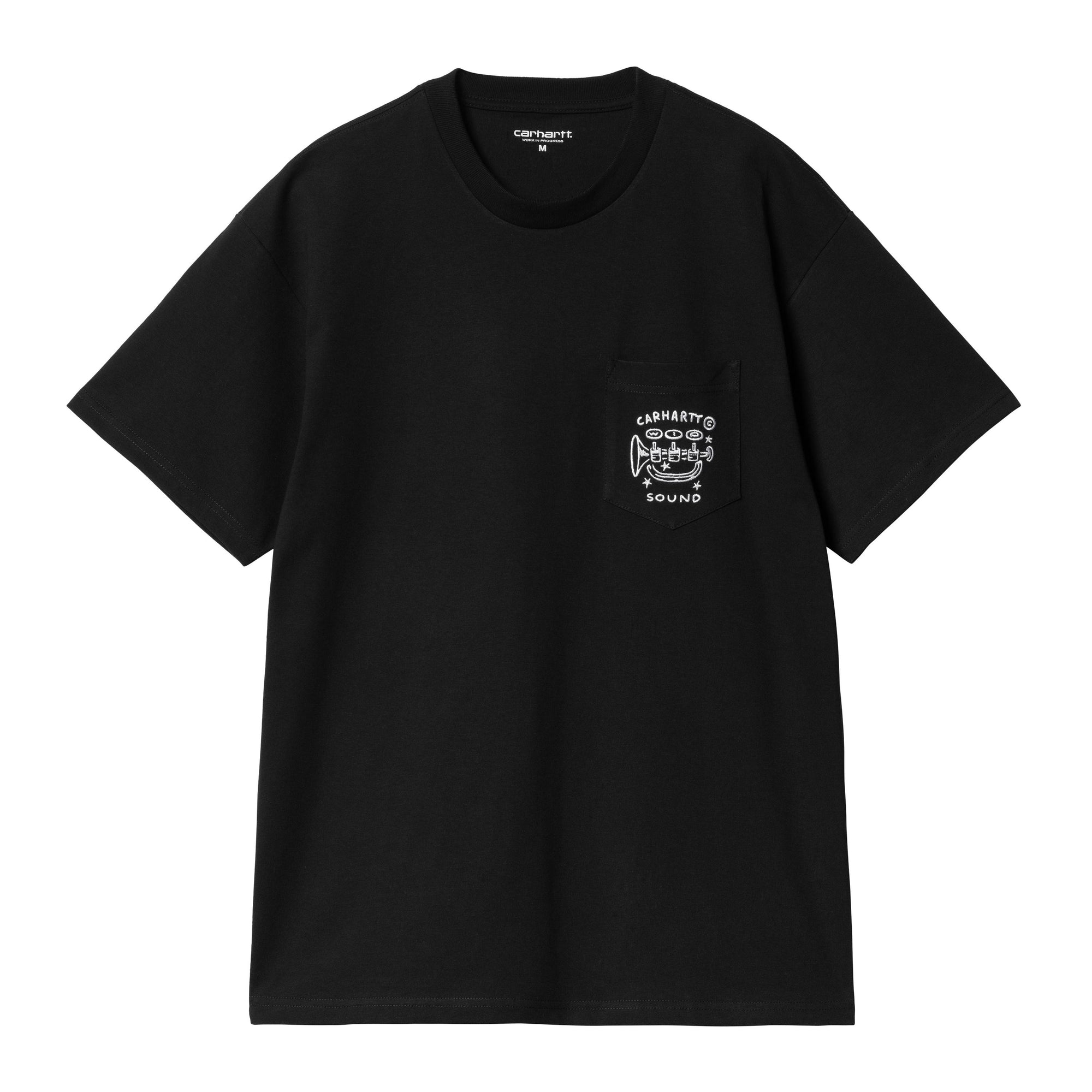 S/S Fragment Pocket T-Shirt nera I034407 0D2XX CARHARTT WIP