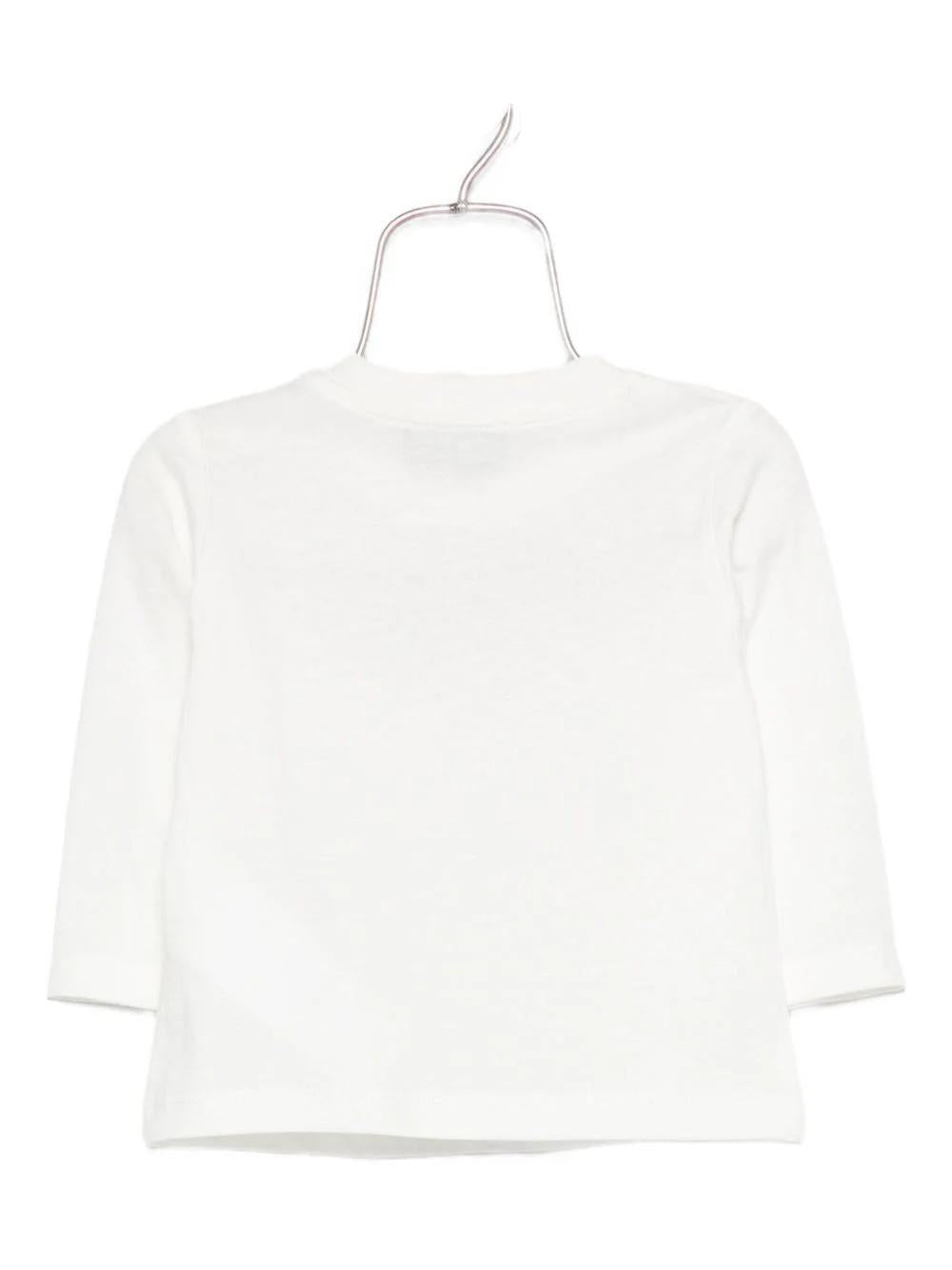 T-shirt per neonati con motivo Teddy Bear MZO00RLAA10 10063 MOSCHINO BABY