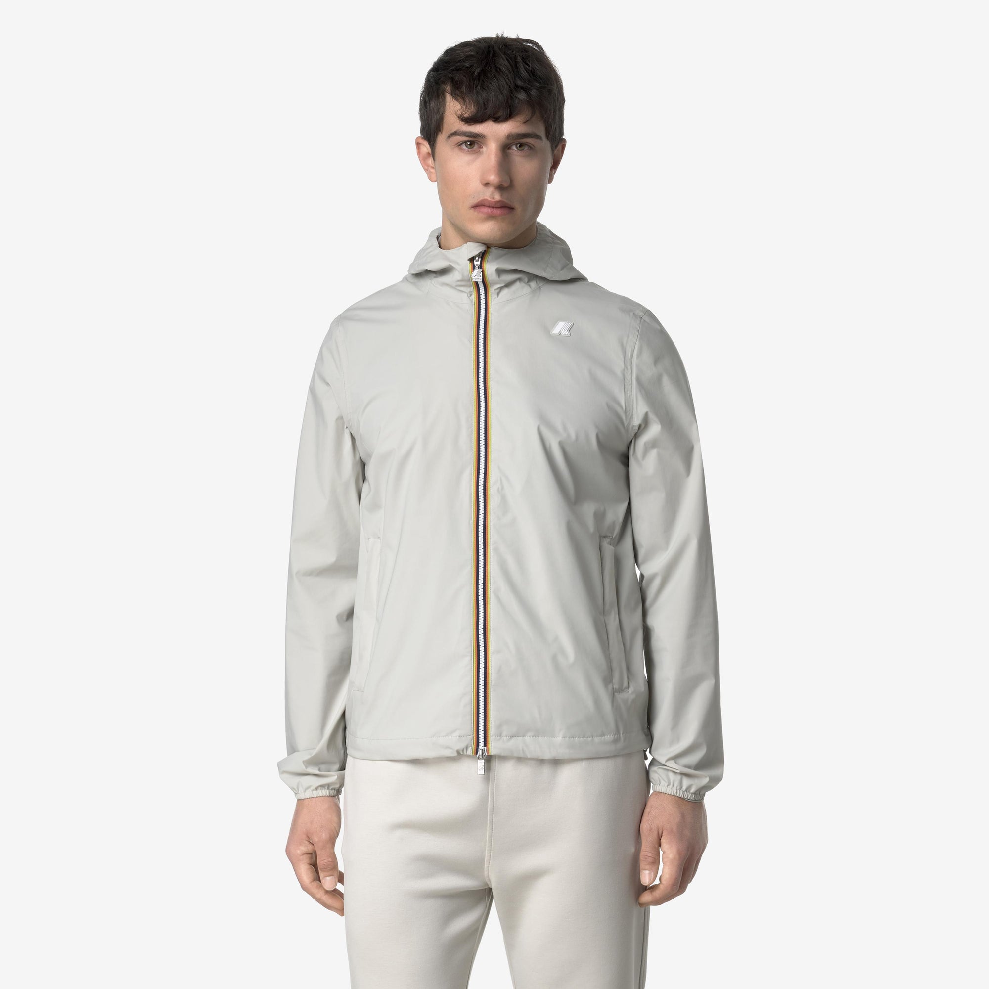 Giacca Slim Fit Uomo Beige Resistente alle Intemperie K3123UW 634 K-WAY