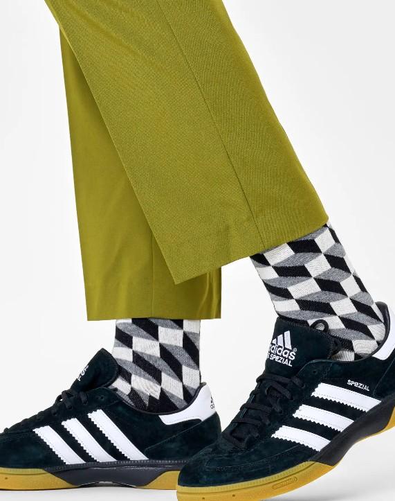 Filled Optic Sock FIO01W 9350 HAPPY SOCKS