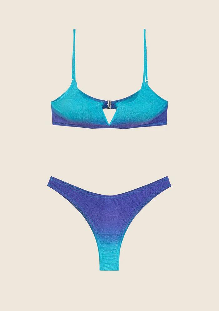Bikini Fascia V con Slip Americano Fisso Degradè 1152X 46 F**K