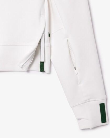 Felpa con cappuccio corta in cotone SF0281 001 LACOSTE