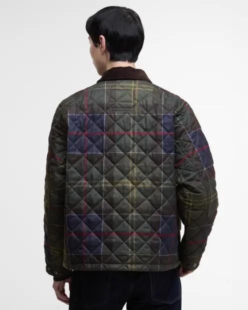 Giacca trapuntata in tartan Transport MQU1869 TN14 BARBOUR