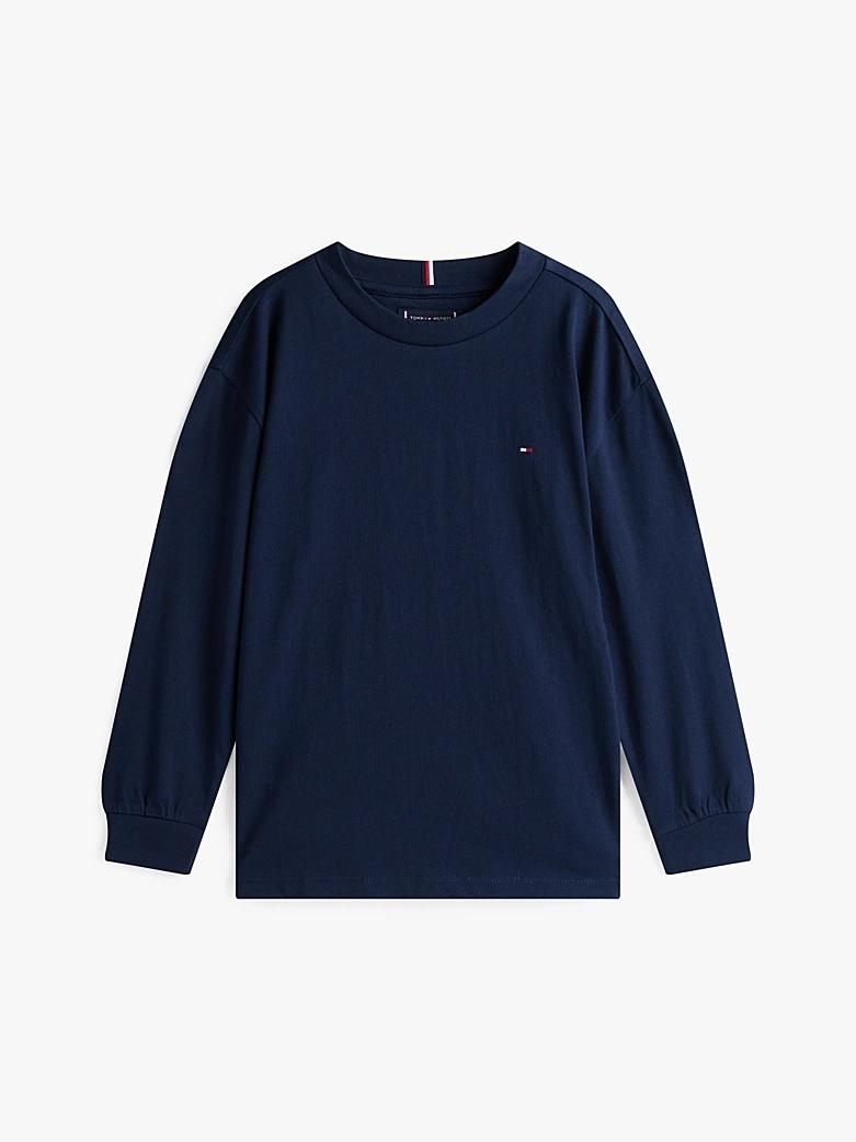 T-shirt Essential in jersey a maniche lunghe THKB0KB09846T C1G TOMMY HILFIGER