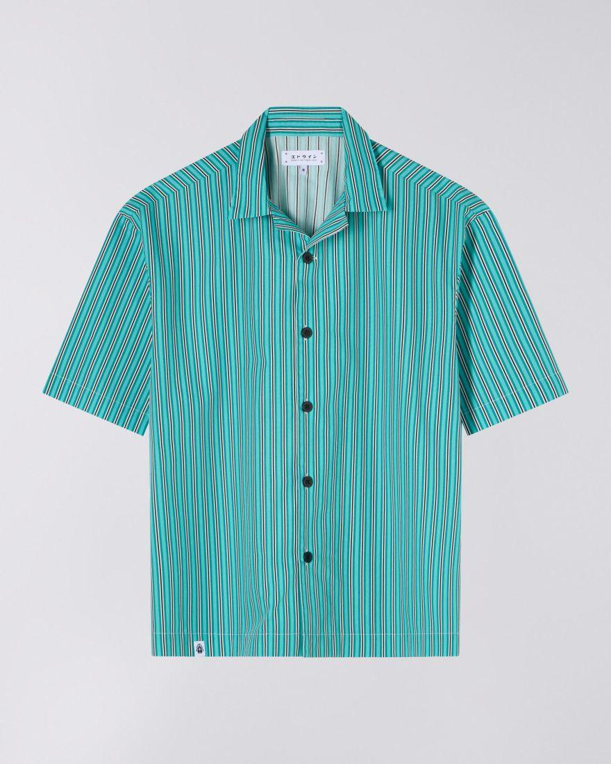 Saga Shirt SS verde acqua I034965 2LE67 EDWIN